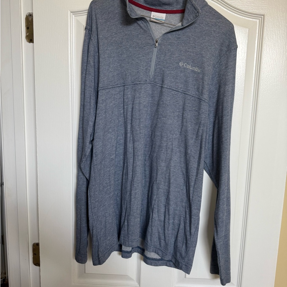 Columbia Blue Quarter-Zip Jacket